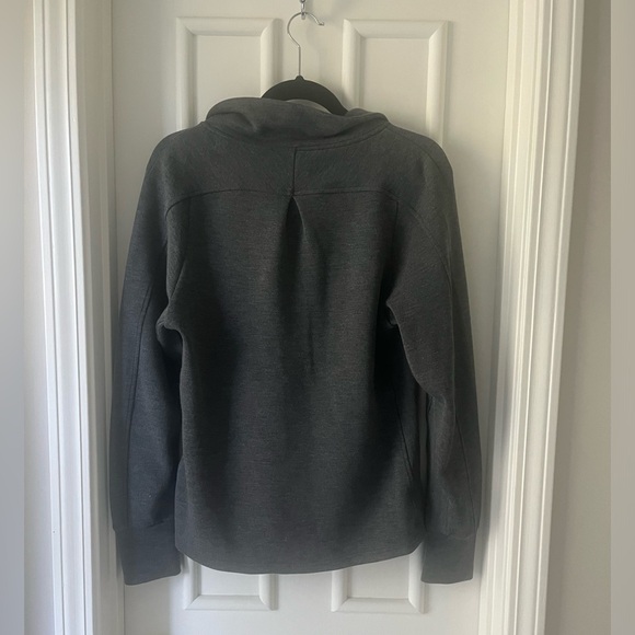 Varley Funnel Neck Full Zip Dark Grey Sweat Jacket - Picture 3 of 4